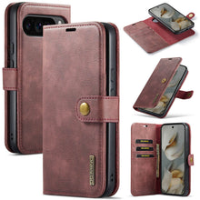 Load image into Gallery viewer, Casekis Detachable Leather Wallet Phone Case Red

