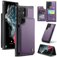 Load image into Gallery viewer, Casekis RFID Cardholder Wallet Phone Case For Galaxy S22 Ultra
