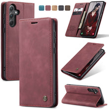 Load image into Gallery viewer, Casekis Retro Wallet Case for Galaxy A35 5G
