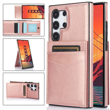Load image into Gallery viewer, Casekis Bracket Card Slot Phone Case Rose Gold
