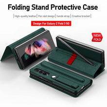 Load image into Gallery viewer, Casekis Leather Case With S Pen for Galaxy Z Fold 3 5G
