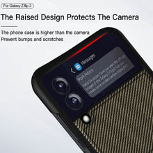 Load image into Gallery viewer, Z Flip 3 5G Carbon Fiber Pattern Phone Case - Casekis

