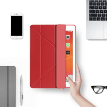 Load image into Gallery viewer, Leather Silicone Soft Back Cover Case For iPad - Casekis
