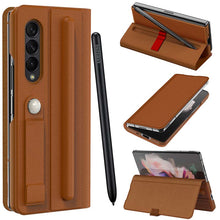 Load image into Gallery viewer, Casekis Leather Case With S Pen for Galaxy Z Fold 3 5G
