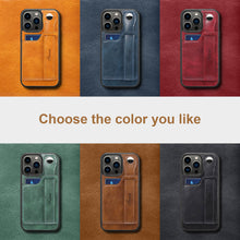 Load image into Gallery viewer, Casekis Wristband Stand Phone Case Brown
