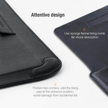 Load image into Gallery viewer, Casekis Leather Laptop Bag with Mouse Pad Adjustable Stand for Laptop 15 inch/16 inch
