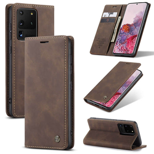 CASEKIS 2021 New Retro Wallet Case For Samsung S20 Ultra - Casekis