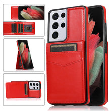 Load image into Gallery viewer, Casekis Bracket Card Slot Phone Case Red
