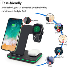 Load image into Gallery viewer, Casekis Wireless Charger for iPhone iWatch and Airpods

