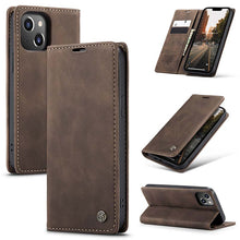 Load image into Gallery viewer, Casekis Retro Wallet Case For iPhone 14 Plus
