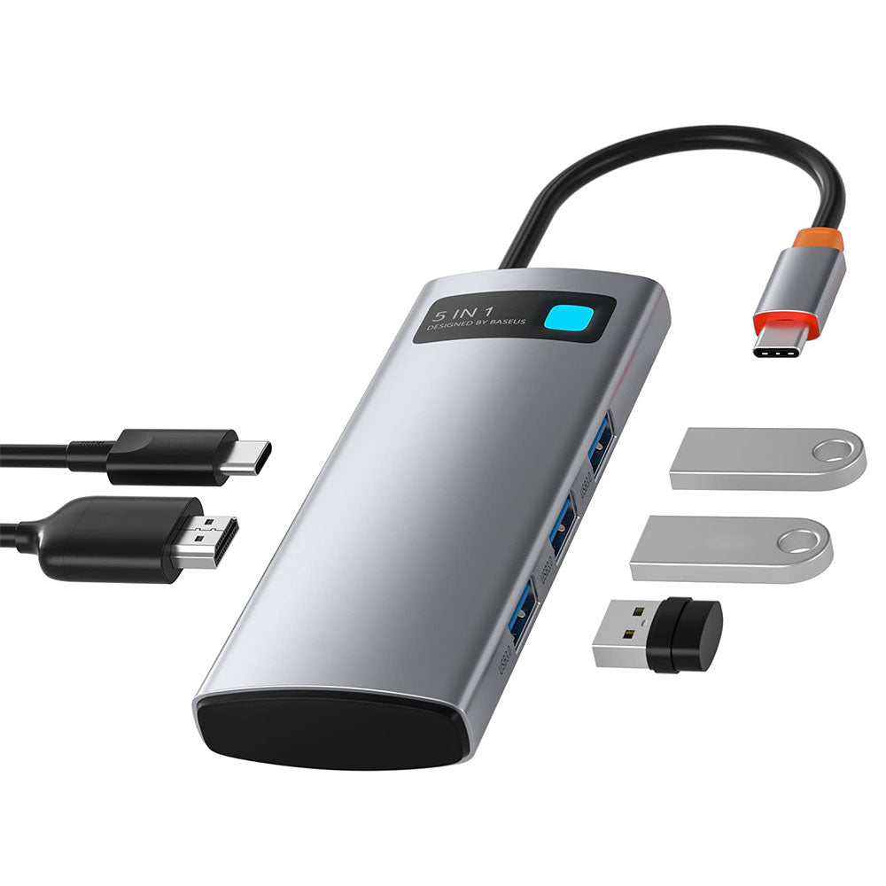 5 in 1 USB C Hub Docking Station
