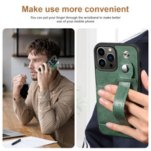 Load image into Gallery viewer, Casekis Wristband Stand Phone Case Green
