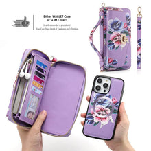 Load image into Gallery viewer, Casekis Multifunction Tote Crossbody Phone Bag Purple

