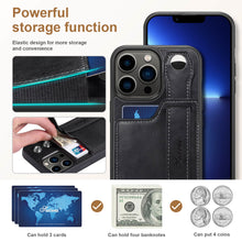 Load image into Gallery viewer, Casekis Wristband Stand Phone Case Black
