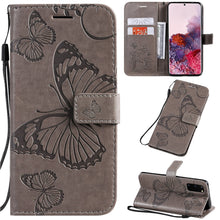 Load image into Gallery viewer, 2021 Upgraded 3D Embossed Butterfly Wallet Phone Case For Samsung S20 FE 4G/5G - Casekis
