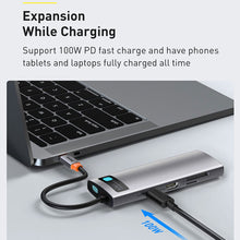 Load image into Gallery viewer, 8 in 1 USB C Hub Docking Station
