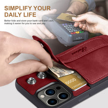 Load image into Gallery viewer, Casekis Wristband Stand Phone Case Red
