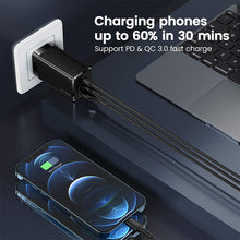 Load image into Gallery viewer, 65W GaN Charger 3-Port PD Portable Charger
