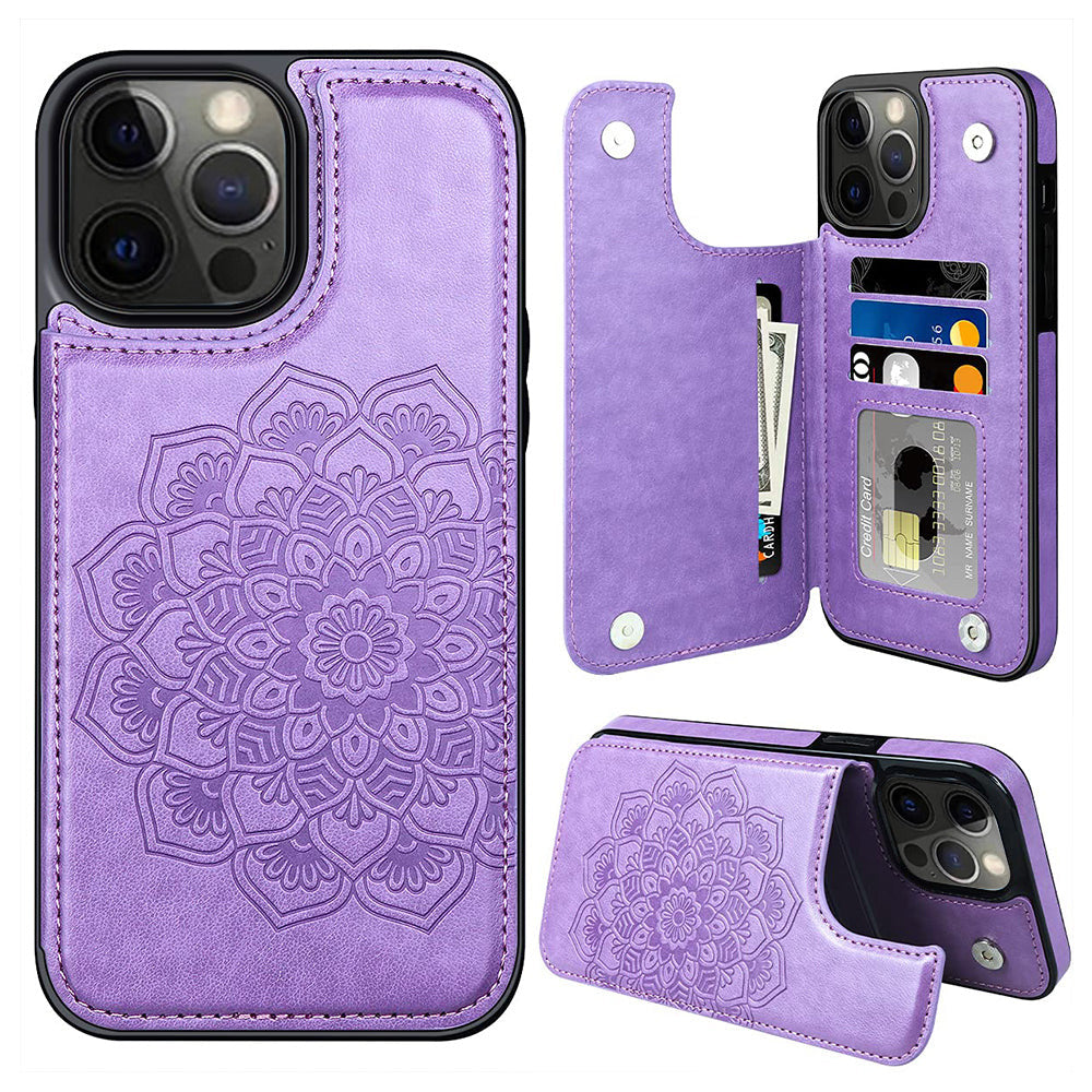 Casekis Mandala Embossed Phone Case Purple