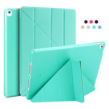 Load image into Gallery viewer, Leather Silicone Soft Back Cover Case For iPad - Casekis
