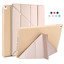 Load image into Gallery viewer, Leather Silicone Soft Back Cover Case For iPad - Casekis

