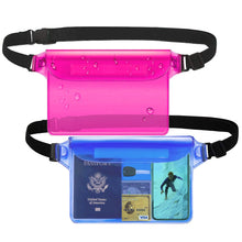 Load image into Gallery viewer, Casekis Large Waterproof Pouch with Waist Strap - 2 Packs
