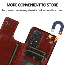 Load image into Gallery viewer, Casekis Cardholder Leather Wallet Phone Case For Galaxy A52 4G/5G
