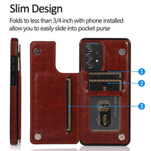 Load image into Gallery viewer, Casekis Cardholder Leather Wallet Phone Case For Galaxy A52 4G/5G
