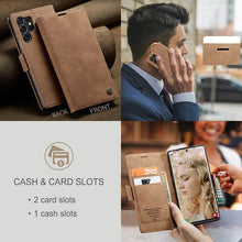 Load image into Gallery viewer, Casekis Retro Wallet Case Brown
