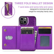 Lade das Bild in den Galerie-Viewer, Casekis Glitter Cardholer Magnetic Phone Case for iPhone 14
