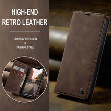 Load image into Gallery viewer, Casekis Retro Wallet Case For iPhone 14
