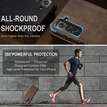 Load image into Gallery viewer, Casekis Retro Wallet Case For Galaxy S21 Plus 5G
