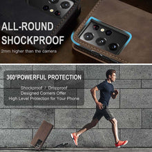 Load image into Gallery viewer, Casekis Retro Wallet Case For Galaxy S21 Ultra 5G

