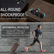 Load image into Gallery viewer, Casekis Retro Wallet Case for Galaxy A54 5G
