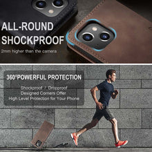 Load image into Gallery viewer, Casekis Retro Wallet Case For iPhone 14
