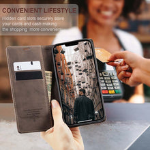 Load image into Gallery viewer, Casekis Retro Wallet Case For iPhone 13 Pro
