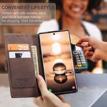 Load image into Gallery viewer, Casekis Retro Wallet Case For Galaxy S22 Ultra 5G
