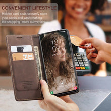 Load image into Gallery viewer, Casekis Retro Wallet Case For Galaxy S21 FE 5G
