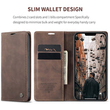Load image into Gallery viewer, Casekis Retro Wallet Case For iPhone 13 Pro
