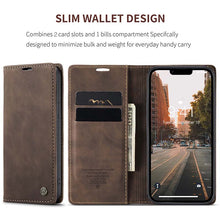 Load image into Gallery viewer, Casekis Retro Wallet Case For iPhone 14 Plus
