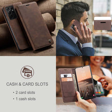 Load image into Gallery viewer, Casekis Retro Wallet Case For Galaxy S21 Ultra 5G
