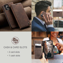 Load image into Gallery viewer, Casekis Retro Wallet Case For iPhone 13 Pro
