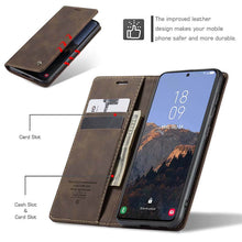 Load image into Gallery viewer, Casekis Retro Wallet Case For Galaxy S23 5G
