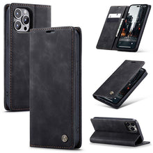 Load image into Gallery viewer, Casekis Retro Wallet Case For iPhone 14 Pro Max

