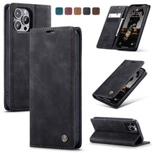 Load image into Gallery viewer, Casekis Retro Wallet Case For iPhone 13 Pro
