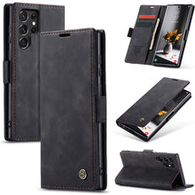 Load image into Gallery viewer, Casekis Retro Wallet Case For Galaxy S22 Ultra 5G
