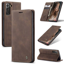 Load image into Gallery viewer, Casekis Retro Wallet Case For Galaxy S21 Plus 5G
