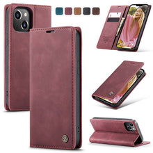 Load image into Gallery viewer, Casekis Retro Wallet Case For iPhone 13 mini
