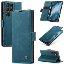 Load image into Gallery viewer, Casekis Retro Wallet Case For Galaxy S23 Ultra 5G

