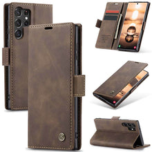 Load image into Gallery viewer, Casekis Retro Wallet Case For Galaxy S23 Ultra 5G
